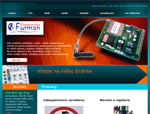 Tablet Screenshot of elektronikafurman.sk